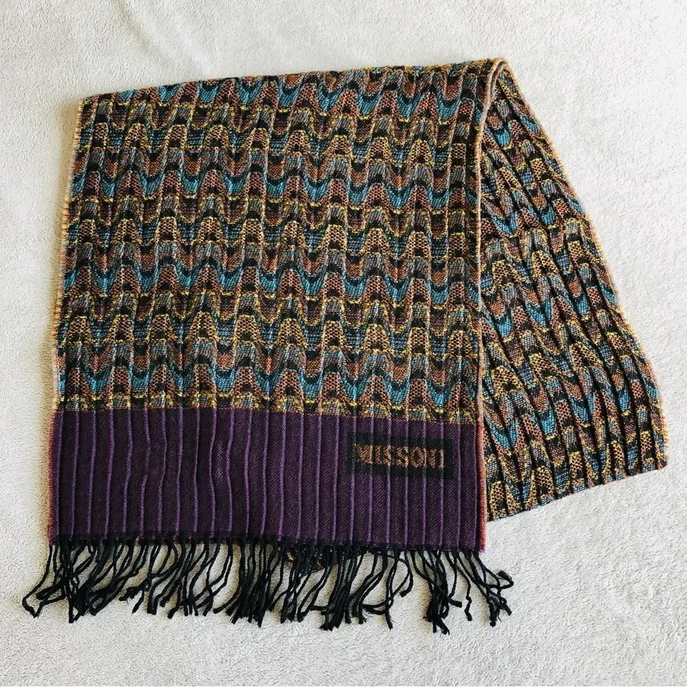 NWOT unisex Missoni Wool Scarf